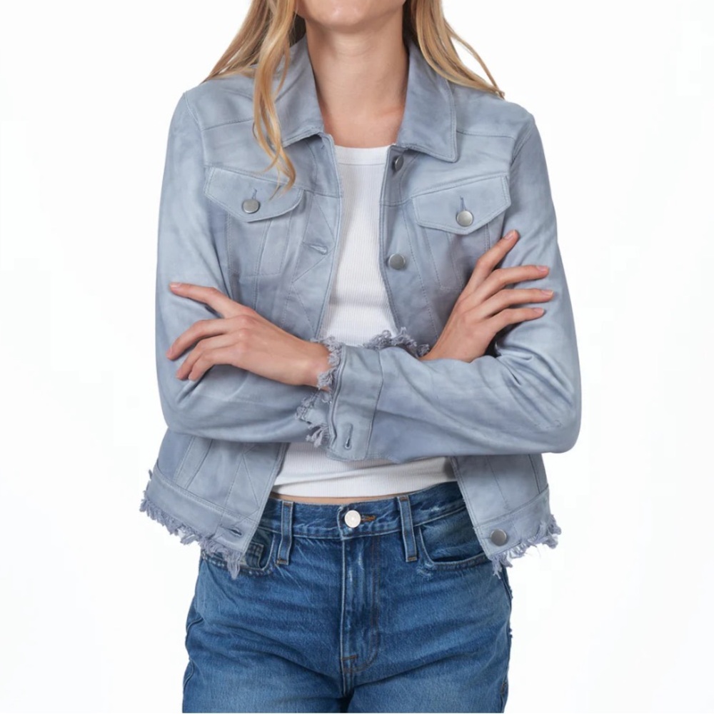 Leather jacket let by JKT